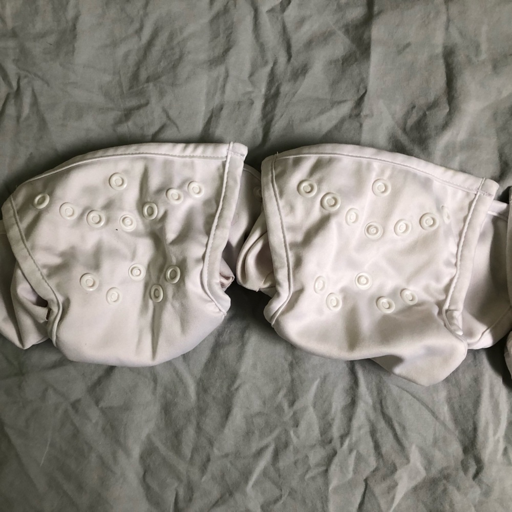 3 size 0 (newborn) Cloth-Eez wrap cloth diaper covers